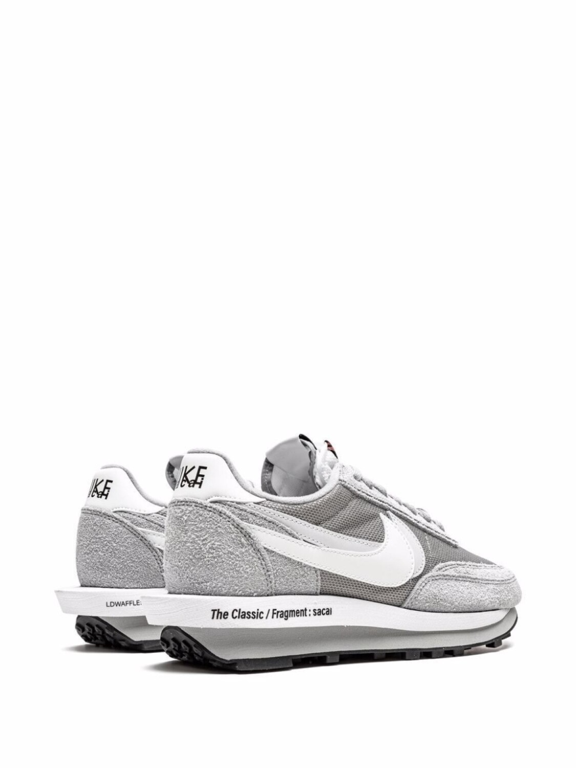 Кроссовки LDWaffle из коллаборации с Sacai и Fragments Nike, серый — фото 3