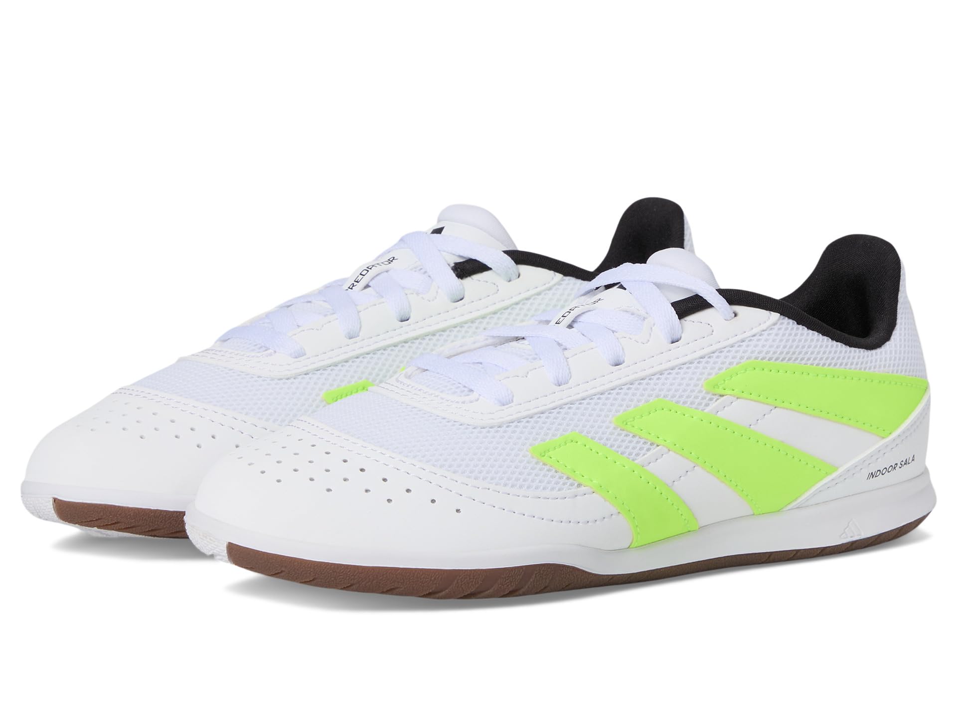 

Кроссовки adidas Kids Club Predator Indoor Cleats, цвет White/Lucid Lemon/Black