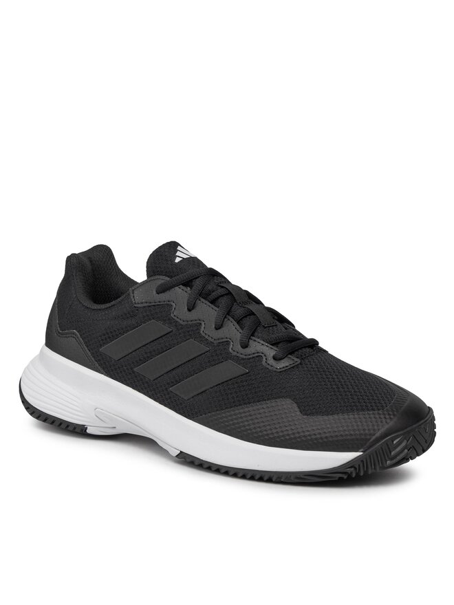 Теннисные кроссовки Gamecourt 2.0 Tennis IG9567 Adidas, черный — фото 2