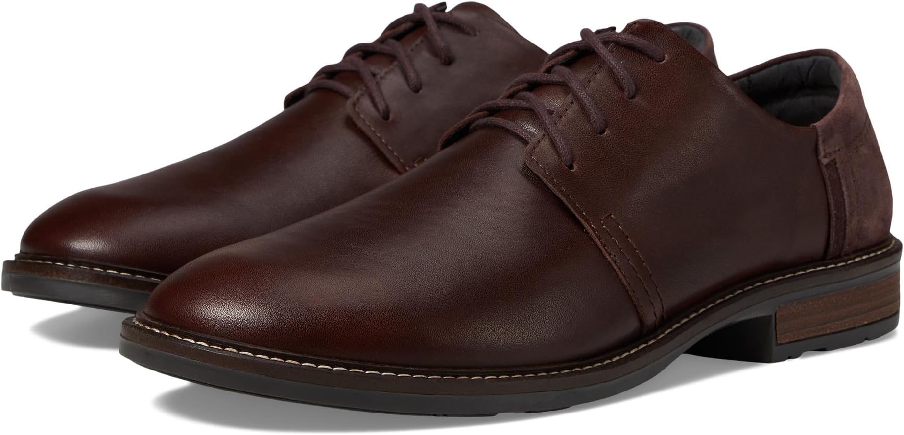 

Оксфорды Naot Chief, цвет Cordovan Leather/Cordovan Suede