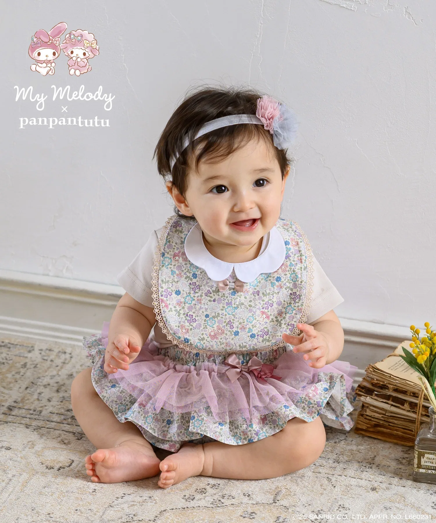 Детские трусики panpantutu с рюшами (Коллекция Hello Kitty/Cinnamoroll/My Melody)