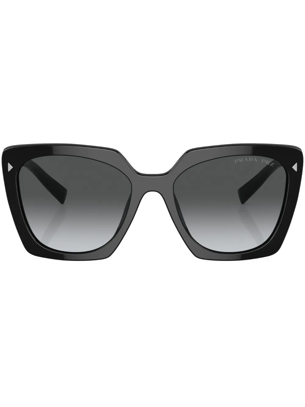 

Солнцезащитные очки в прямоугольной оправе Prada Eyewear, черный