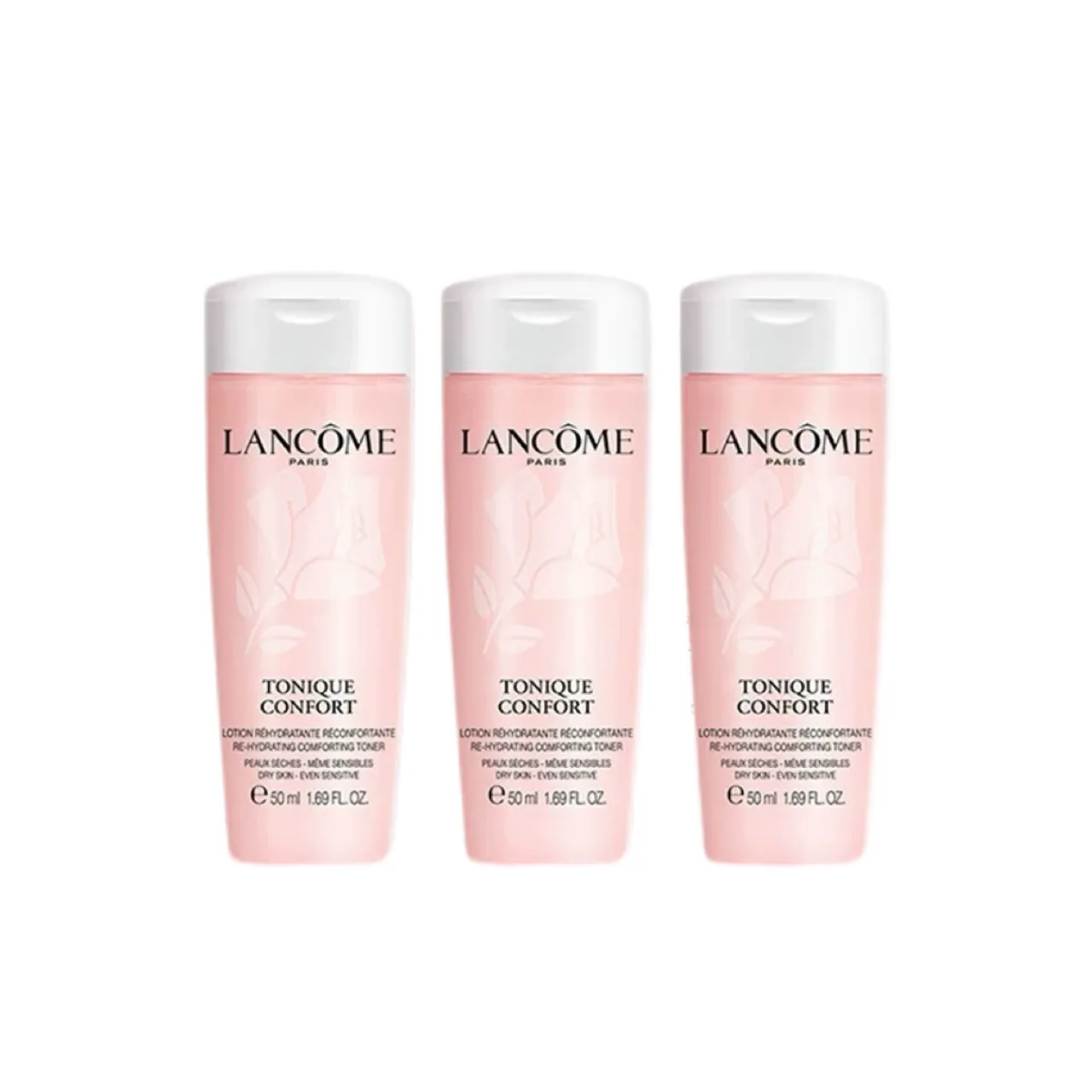 LANCOME Набор пробников увлажняющей сыворотки для лица с эффектом разглаживания морщин, 50 мл, 50ml*3