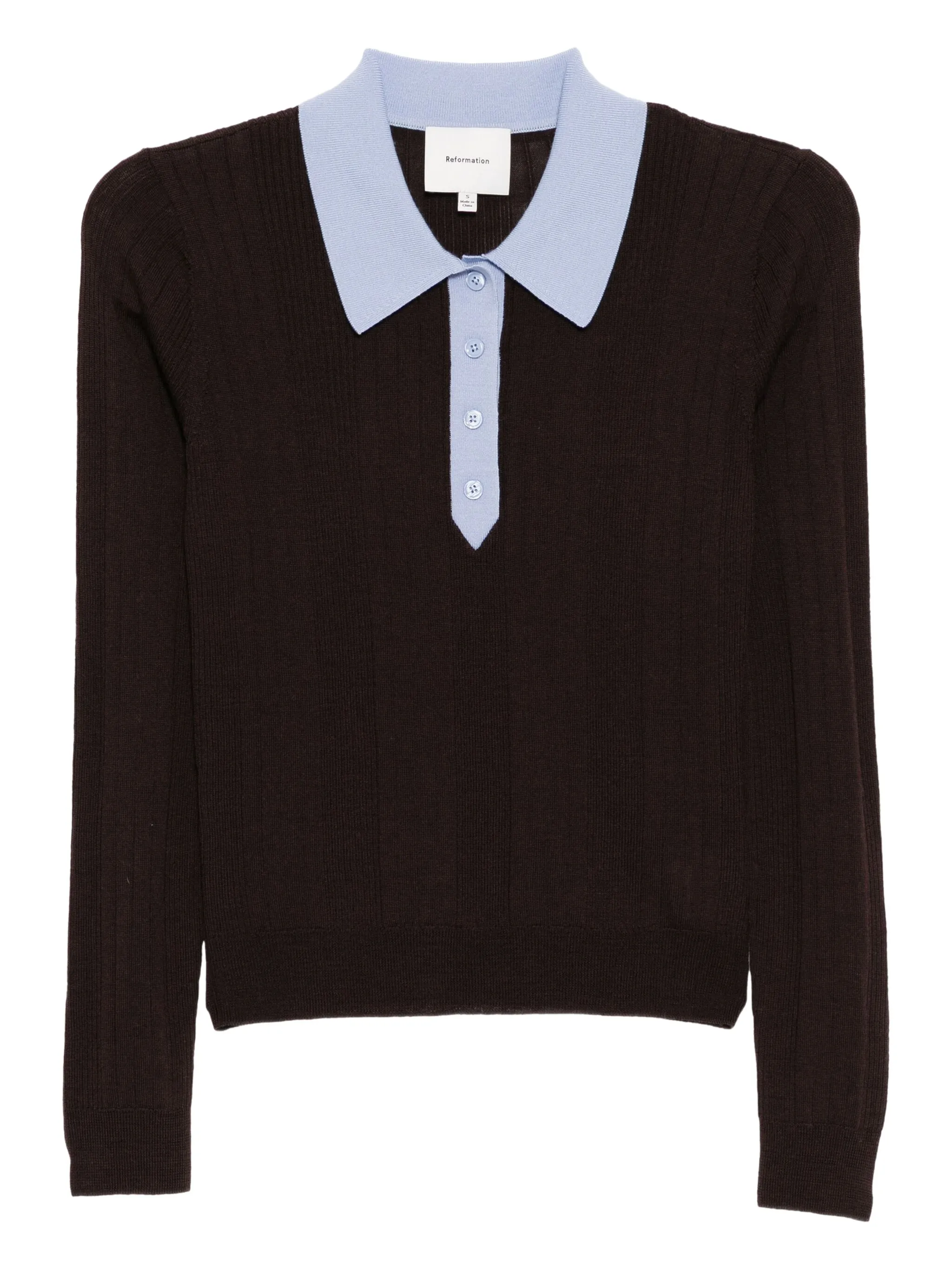 

Рубашка поло Hermia Reformation, коричневый