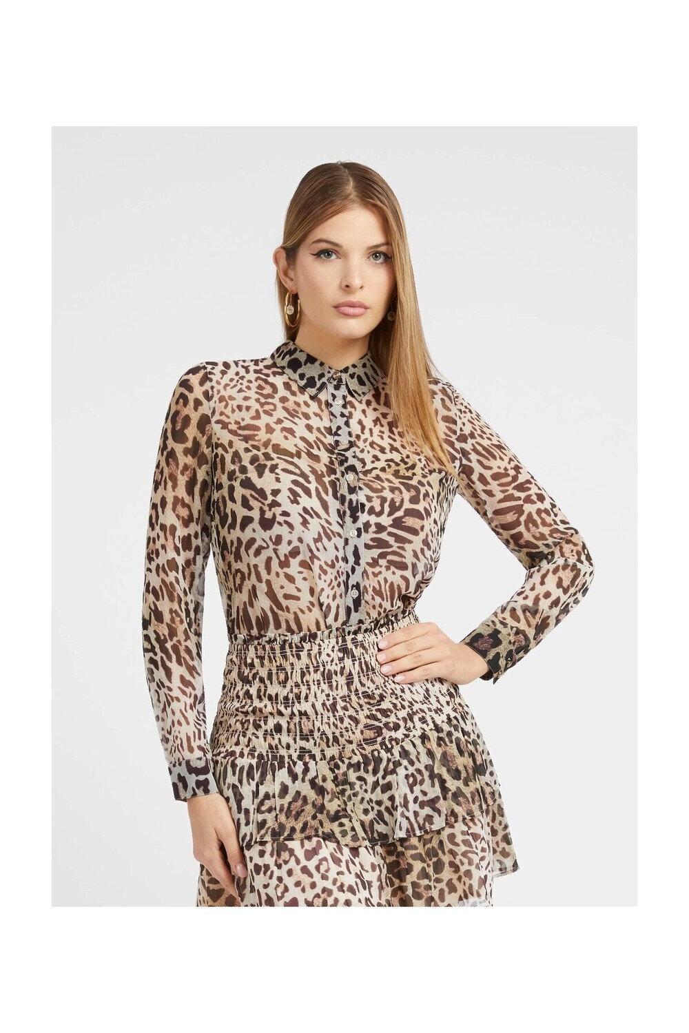 

LS CL ЖЕНСКАЯ РУБАШКА СТАНДАРТНОГО КРОЯ Guess, золотой