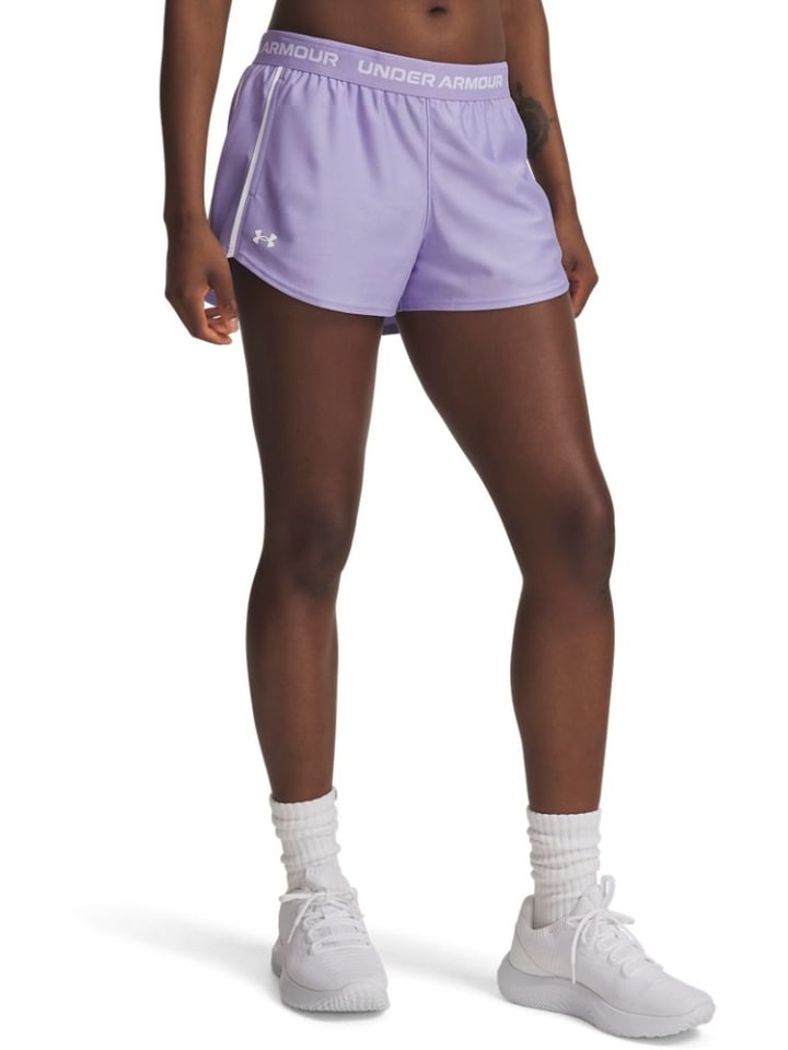 

Спортивные шорты Tech Play Up Shorts фиолетового цвета Under Armour