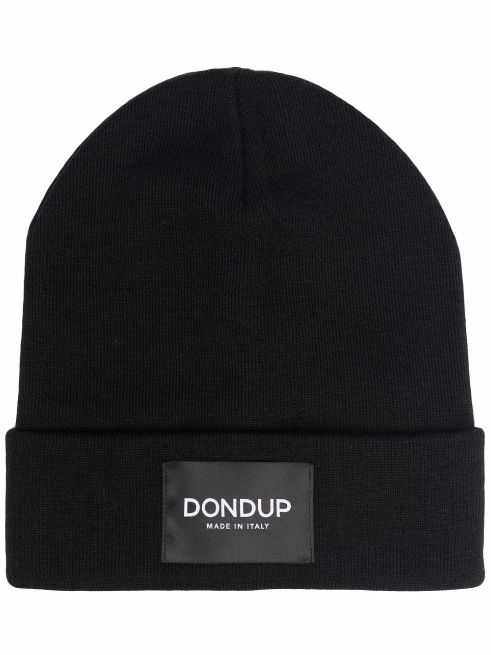 

Шапка бини с нашивкой-логотипом DONDUP, черный
