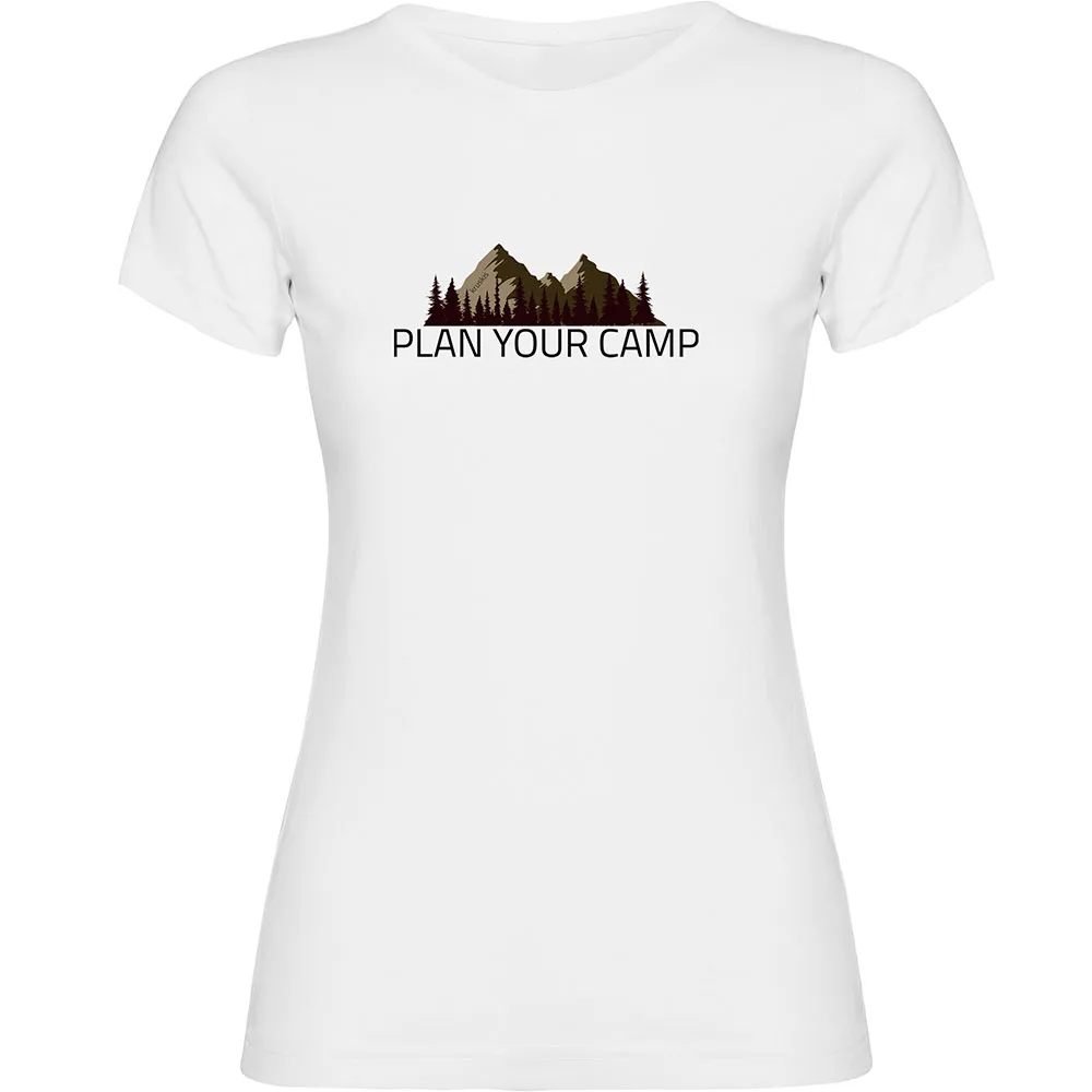 

Футболка с коротким рукавом Kruskis Plan Your Camp, белый