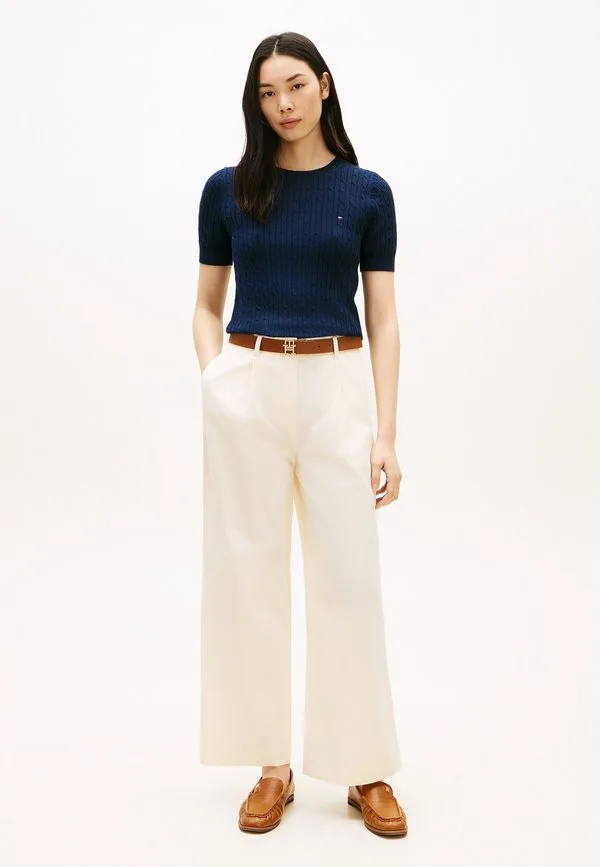 Выстиранные широкие брюки Tommy Hilfiger, Calico — фото 2