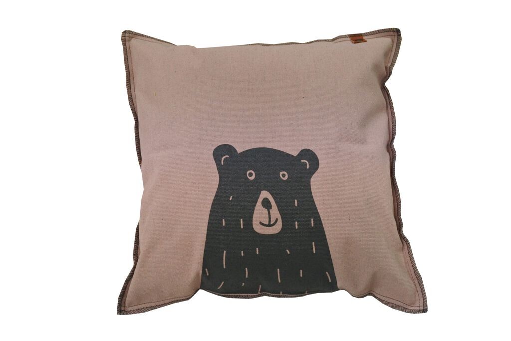 

Подушка Overseas Bears Canvas 45х45 см, Румяна