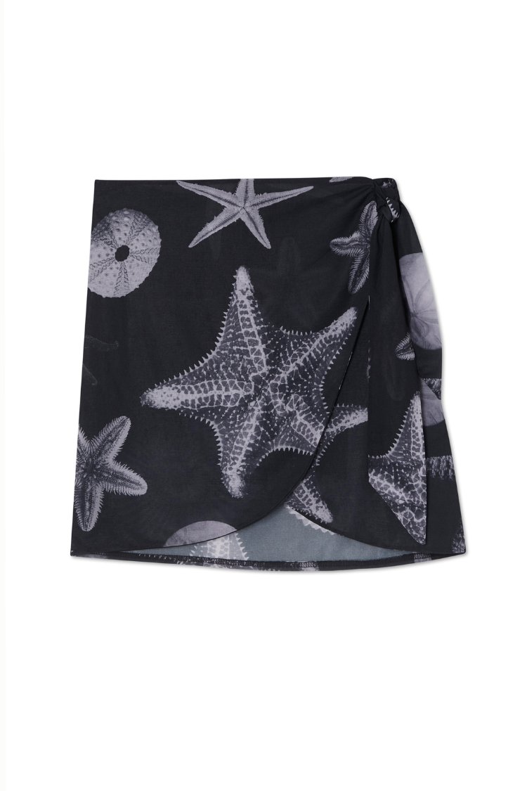 

Мини-юбка SEASHELL MINI SKIRT Never Fully Dressed, черный
