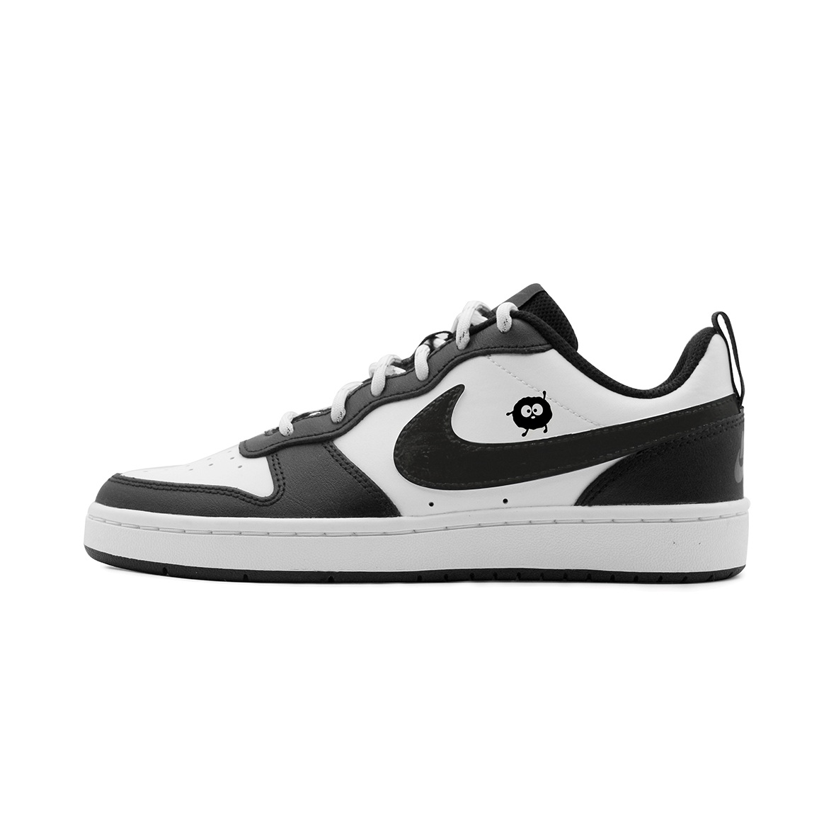 

Кроссовки Nike Court Borough Kids' Skateboarding Shoes Grade School, черный/белый