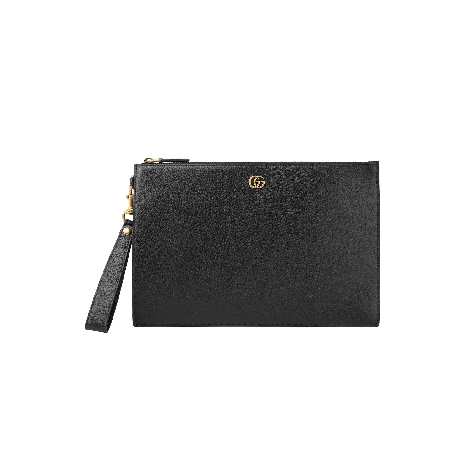 

GUCCI Кожаный клатч GG Marmont для мужчин черный