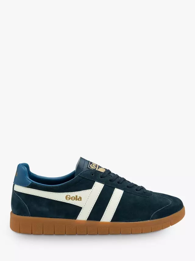 

Кроссовки Gola Classics Hurricane Suede, цвет navy/white/blue