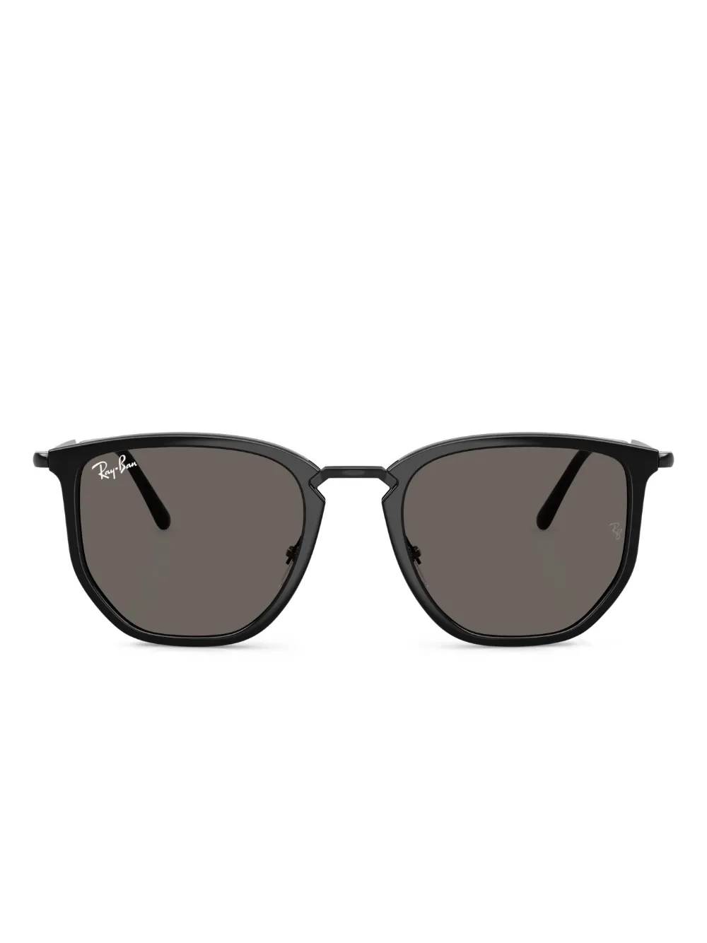 

Солнцезащитные очки в геометричной оправе Ray-Ban, черный