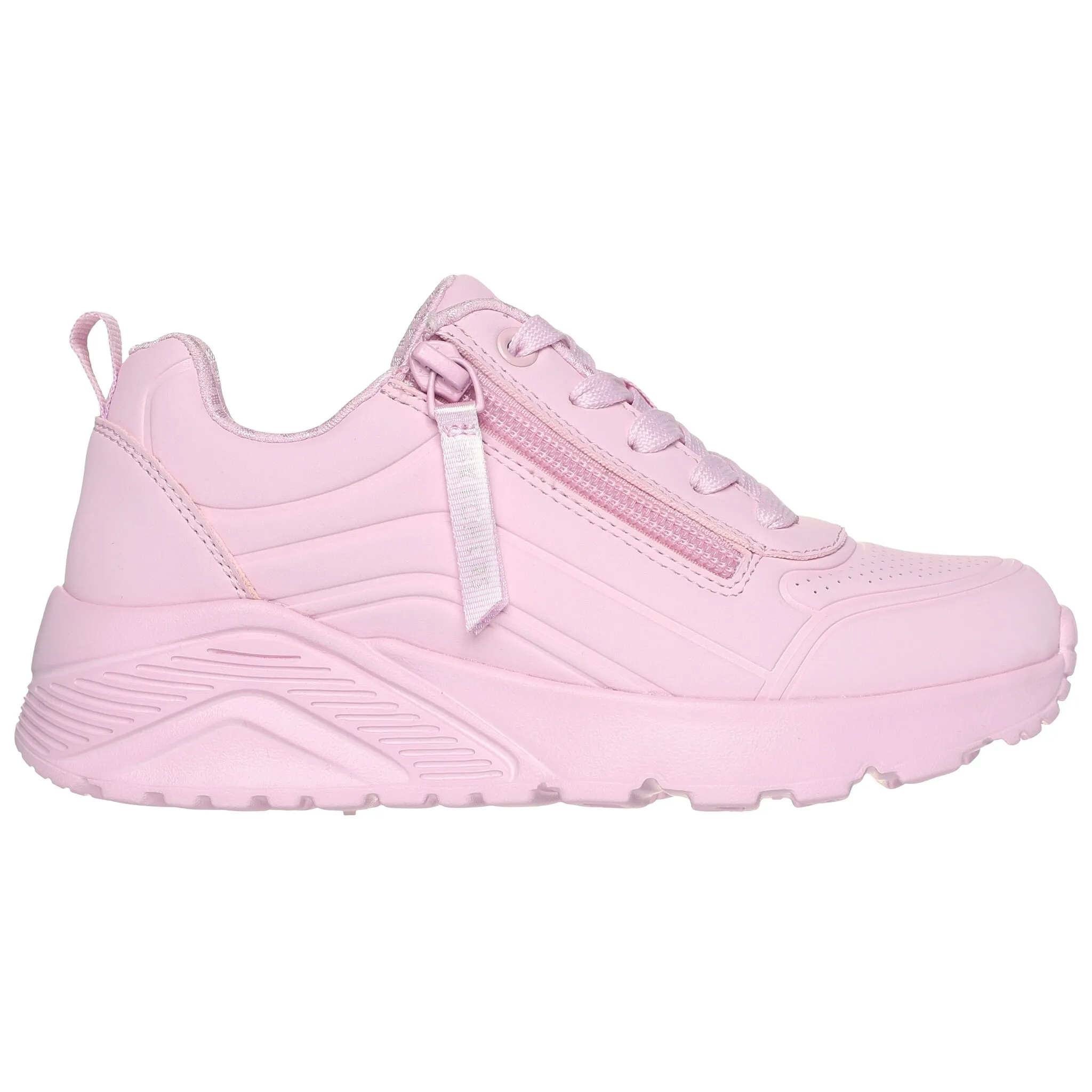 Кроссовки Skechers «UNO LITE», кроссовки на платформе, массивные кроссовки, кроссовки на танкетке с крутой подошвой, светло-розовый — фото 3