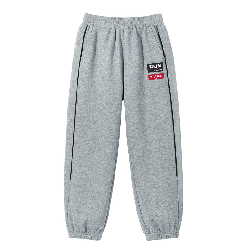 Детские спортивные штаны Moderate WARRIOR, [thin fleece]черный/h красный черный square k — фото 3