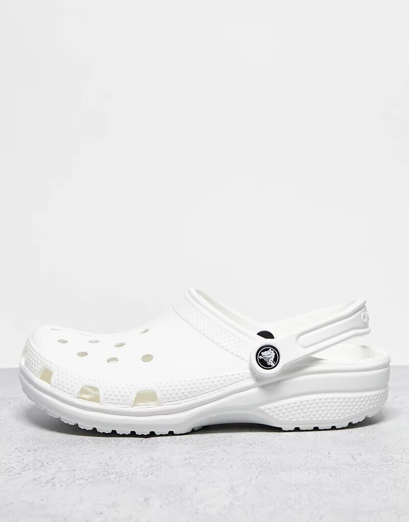 Классические белые сабо унисекс Crocs