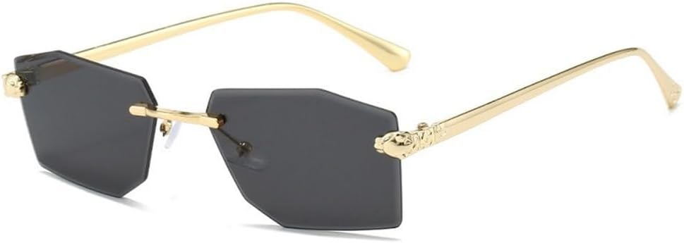 

Модные солнцезащитные очки для мужчин и женщин в золотистой леопардовой оправе с градиентными линзами. Роскошные солнцезащитные очки с защитой от УФ-излучения UV400 TYUVIVO, C1