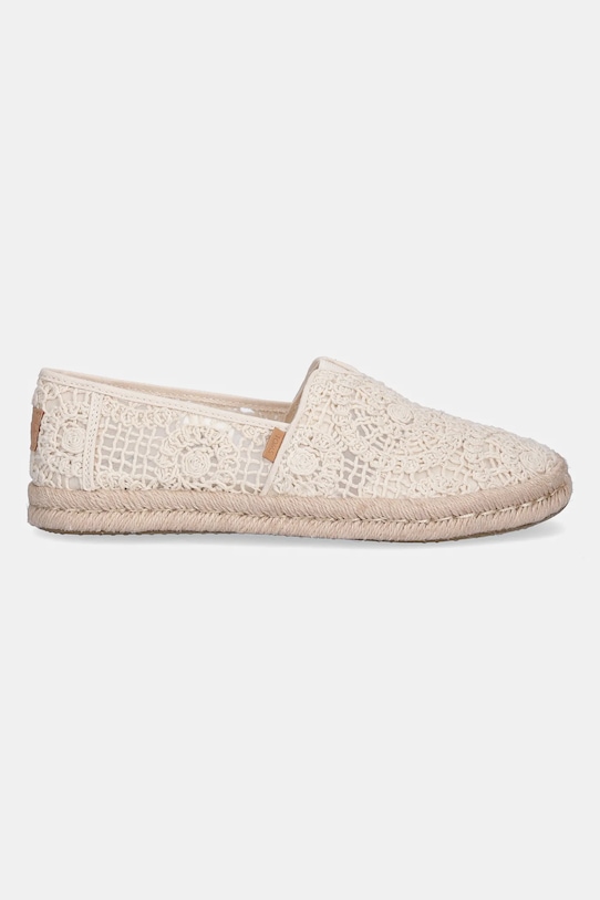 Эспадрильи с кружевной вязкой Toms, бежевый — фото 2