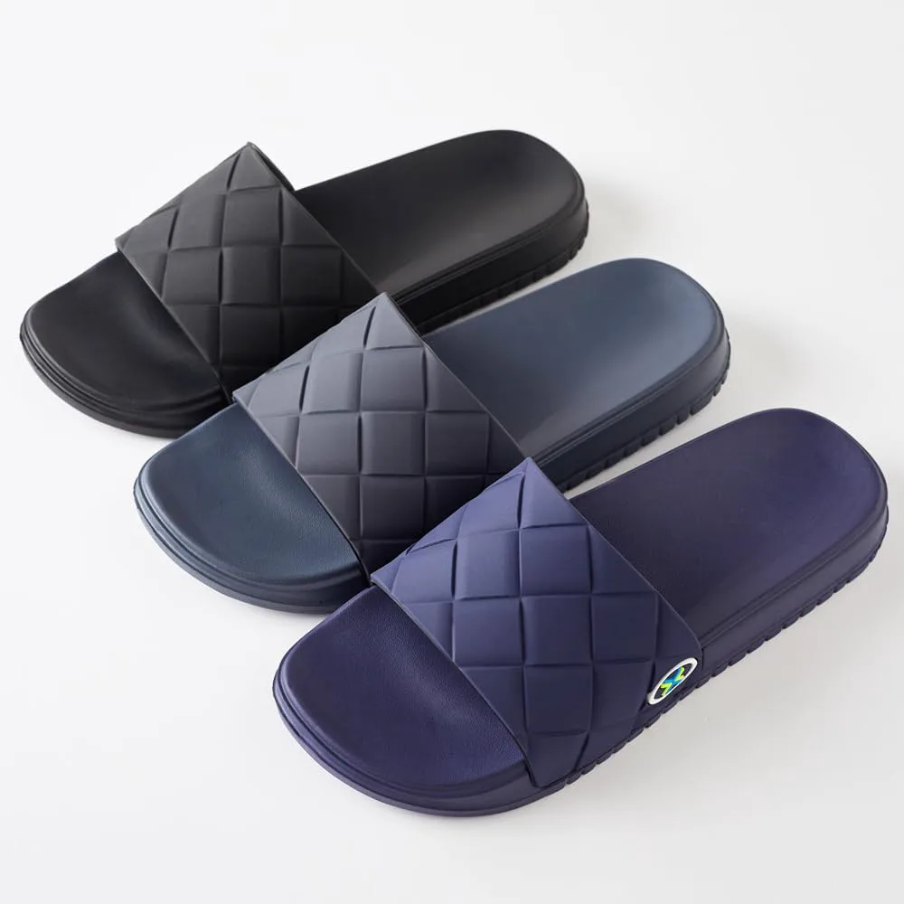 

Мужские повседневные комфортные дышащие джинсовые домашние сандалии с открытым носком Roxoni, темно-синий