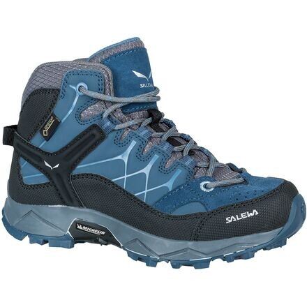 

Походные ботинки Alp Trainer Mid GTX — для малышей Salewa, цвет Dark Denim/Charcoal