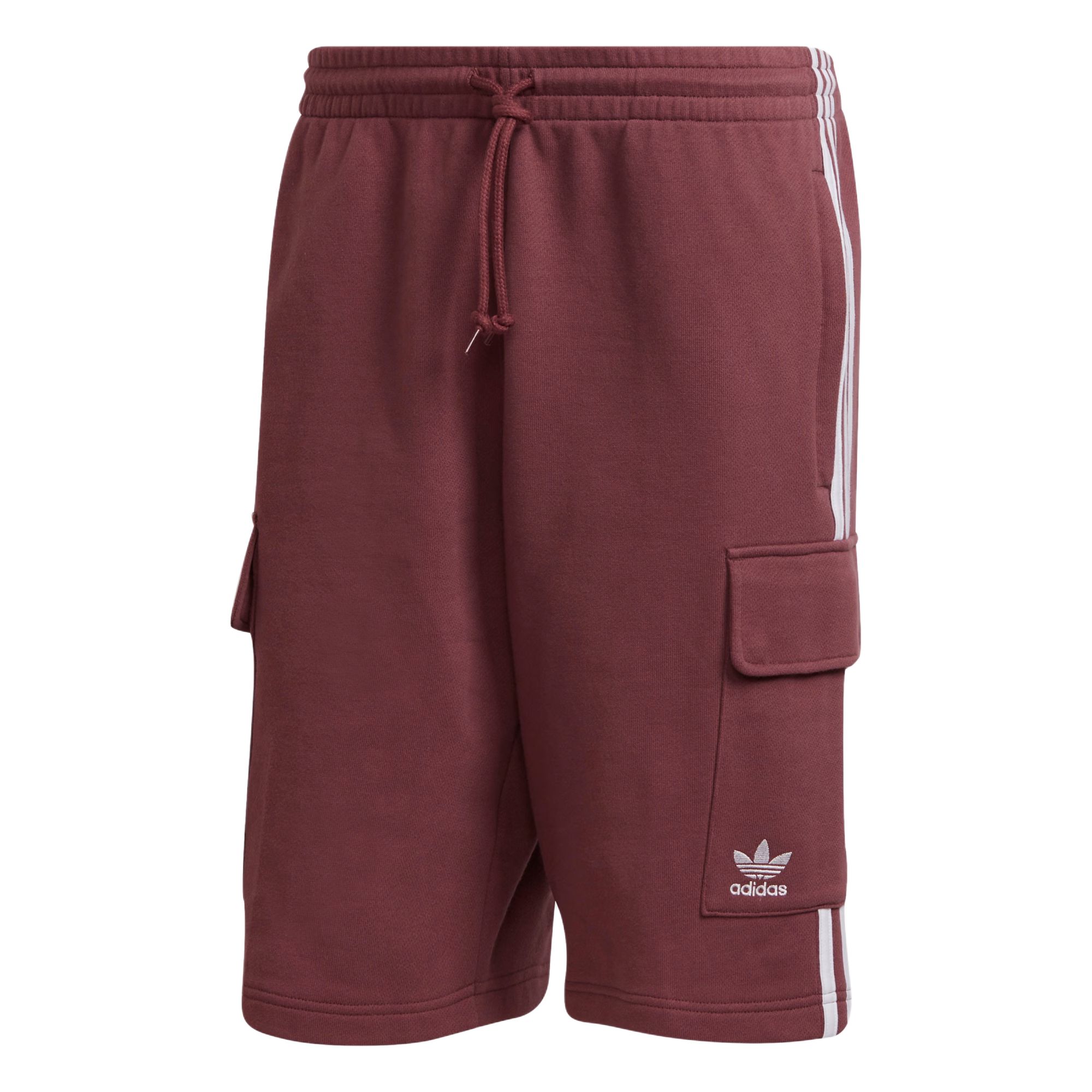 Adidas Originals Повседневные шорты мужские deep red/white — фото 3