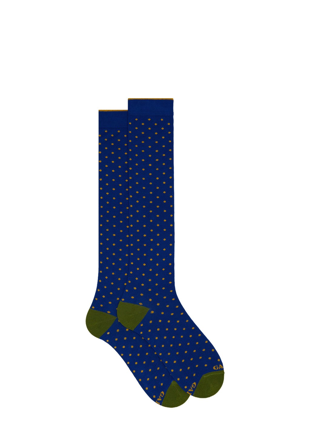 

Носки DIE ITALIENISCHE WITH POLKA DOTS Gallo, синий