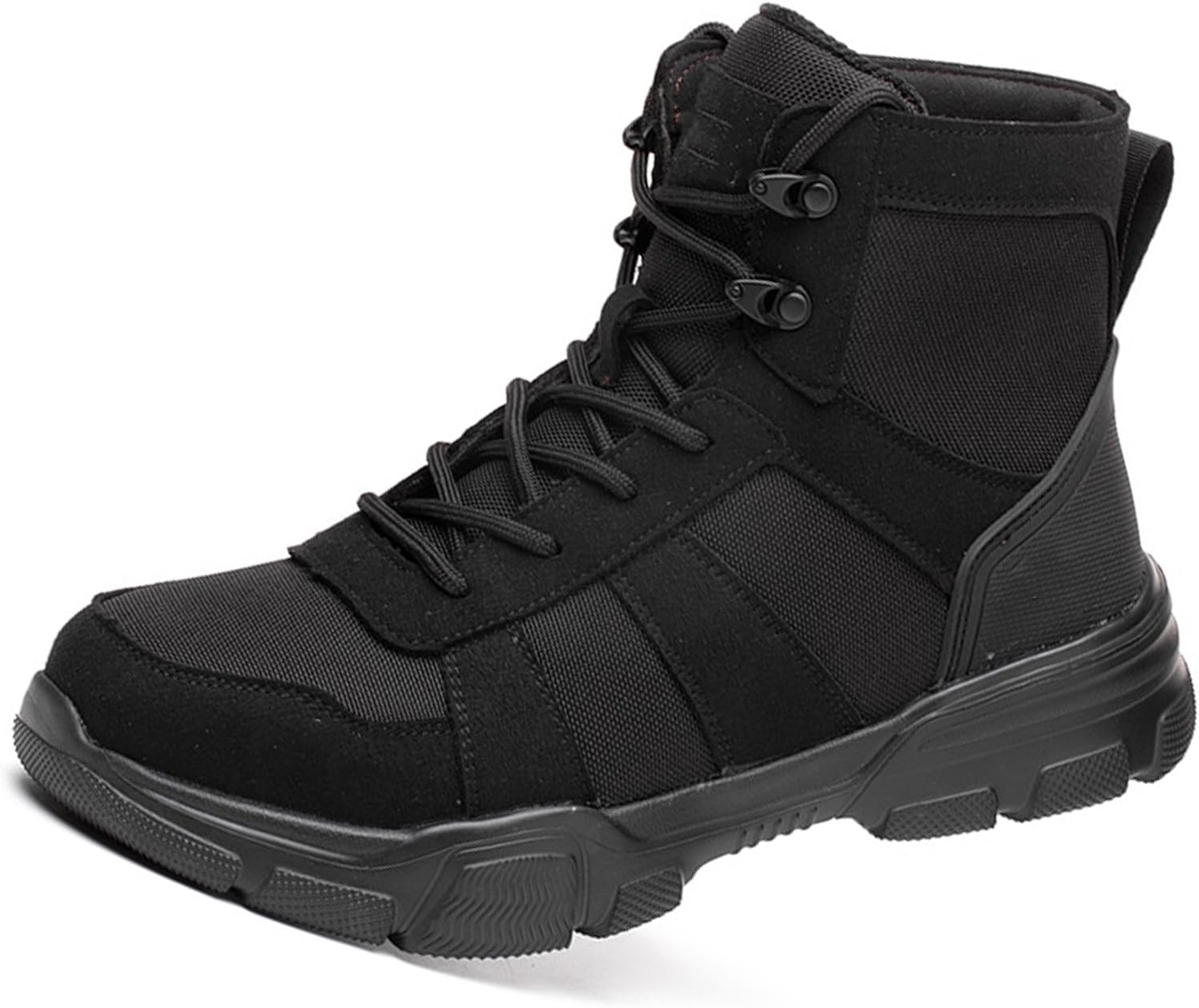 

Ботинки YTINGNICE для мужчин, мужские ботинки с металлическим носком, ботинки, легкие дышащие обувь для походов, черный