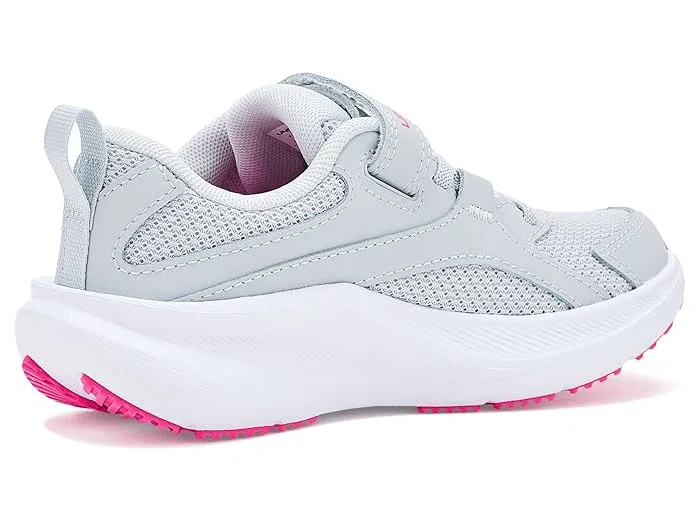 Кроссовки детские Charged Assert 11 Alternate Closure Under Armour Kids, Halo Gray/Halo Gray/Rebel Pink 1 — фото 4