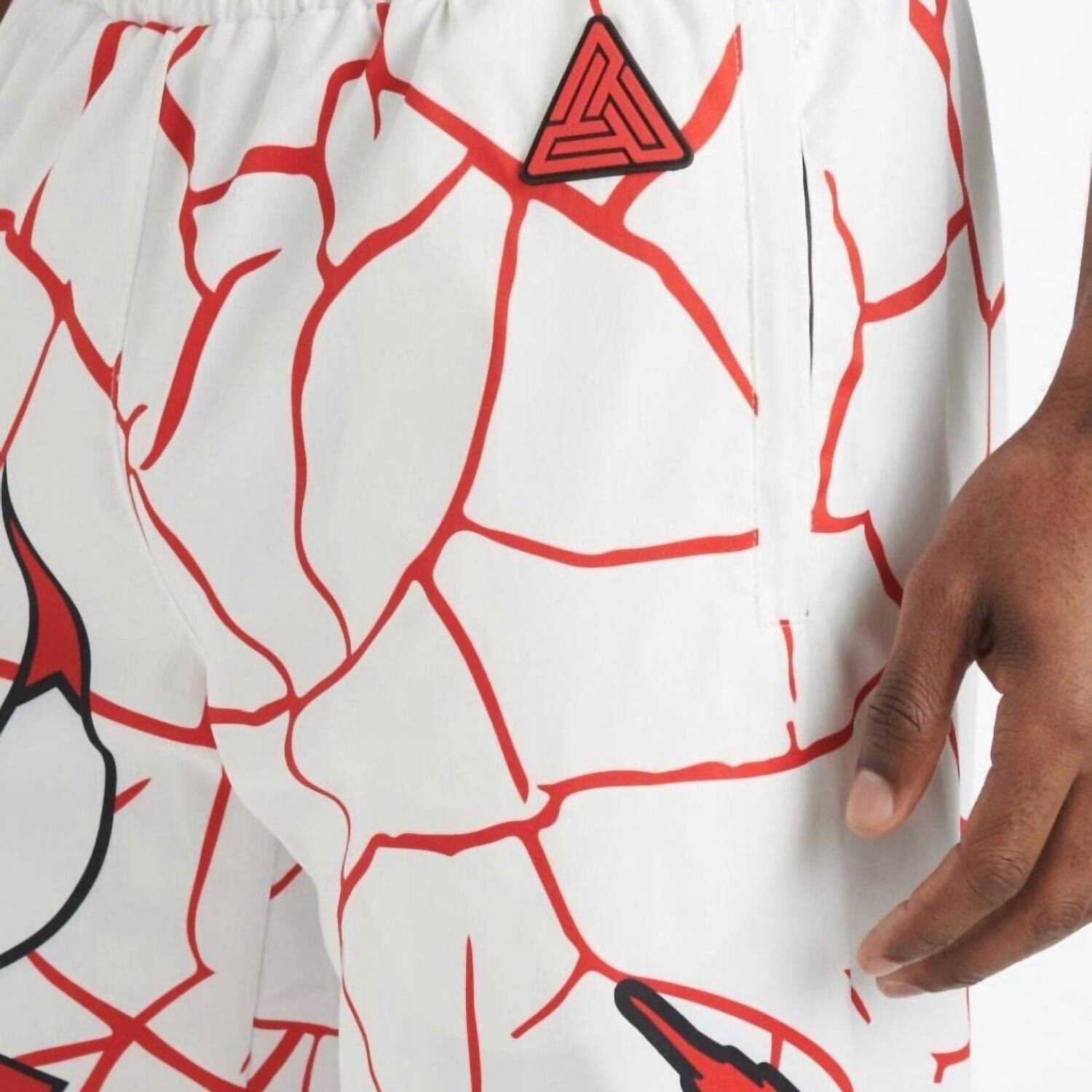 

Белые брюки с логотипом Chicago Bulls BLACK PYRAMID, белый