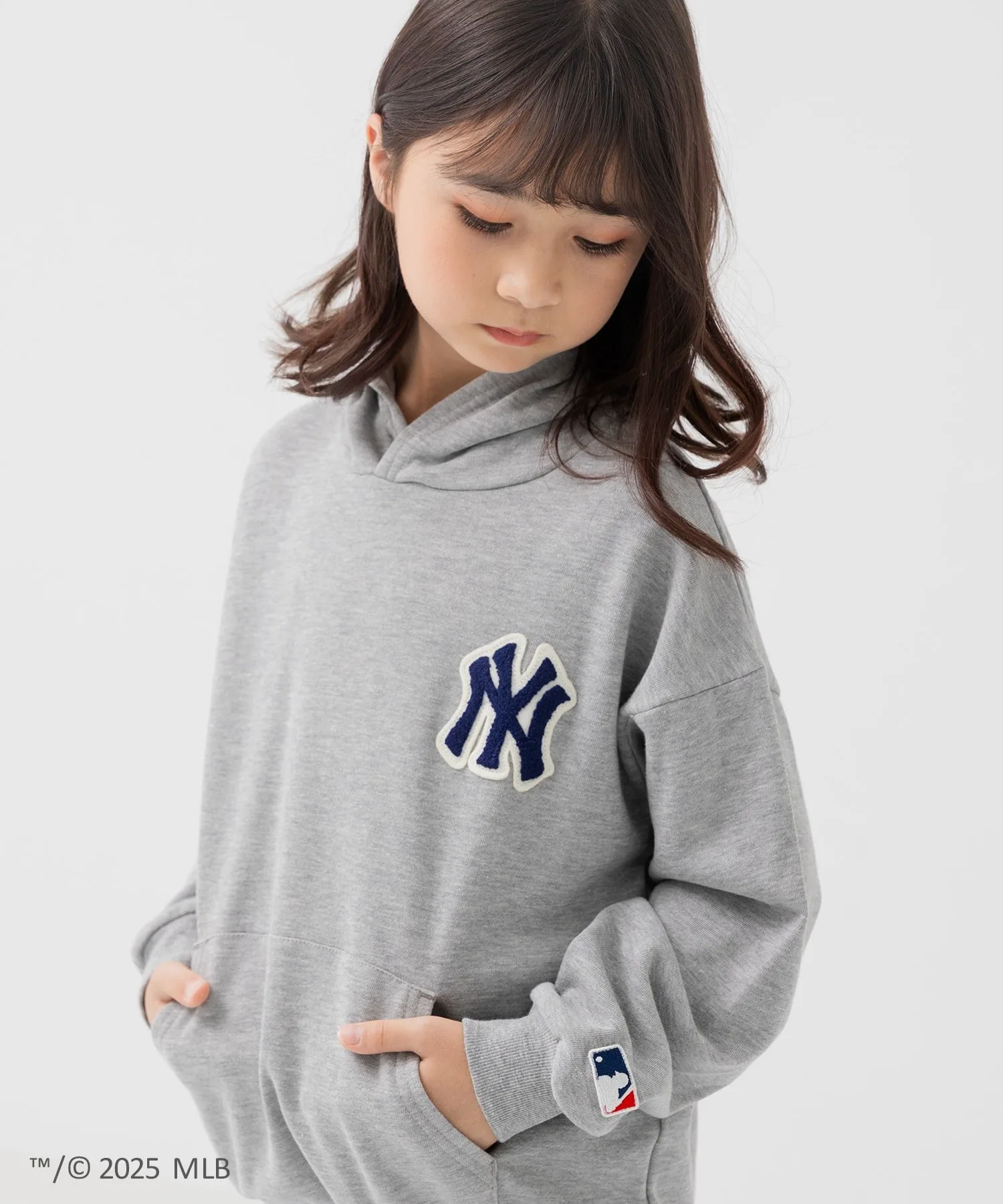 Флисовая толстовка Mlb, Yankees/Grey — фото 4