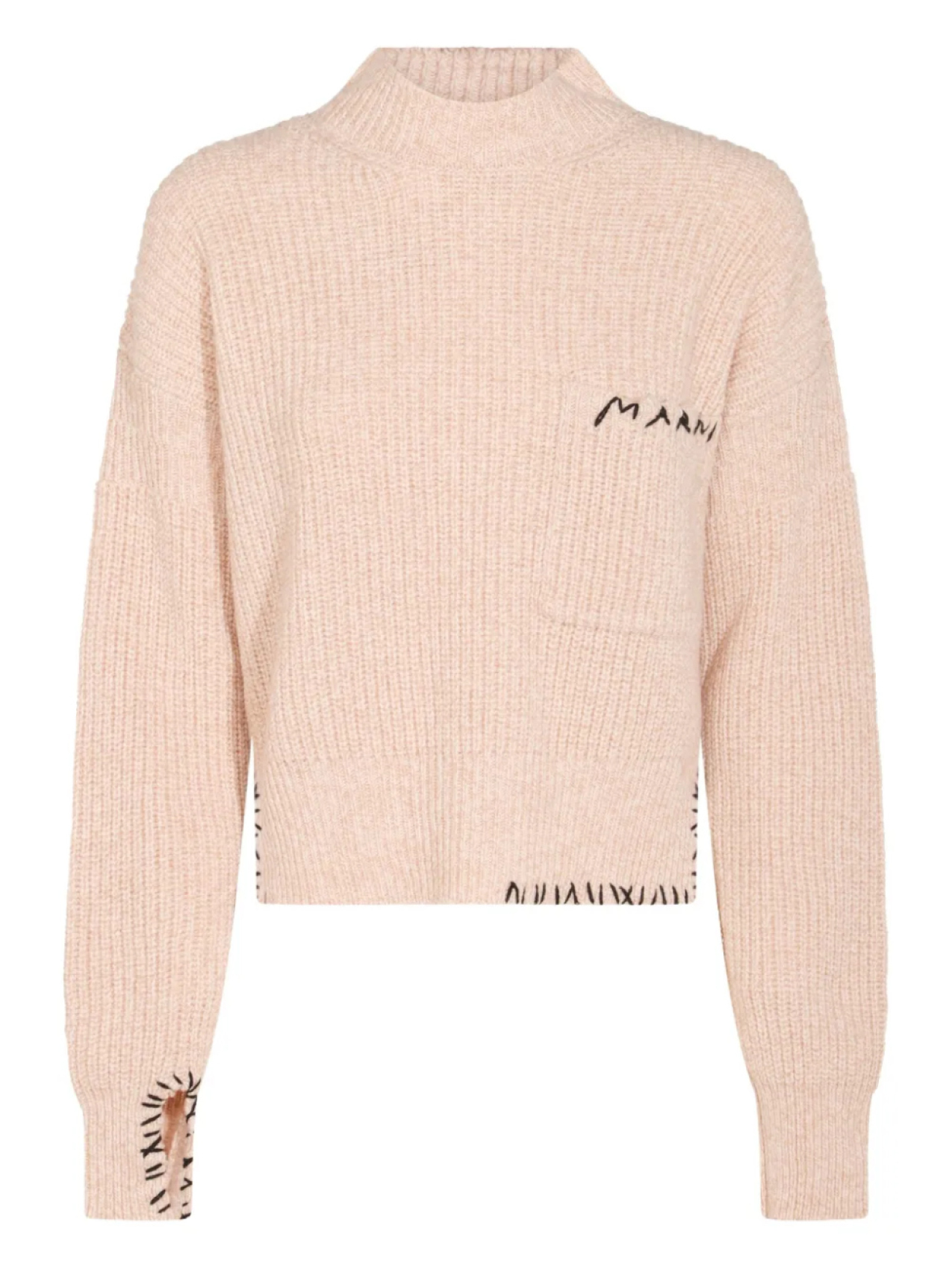 

Свитер с вышитым логотипом Marni, нейтральный