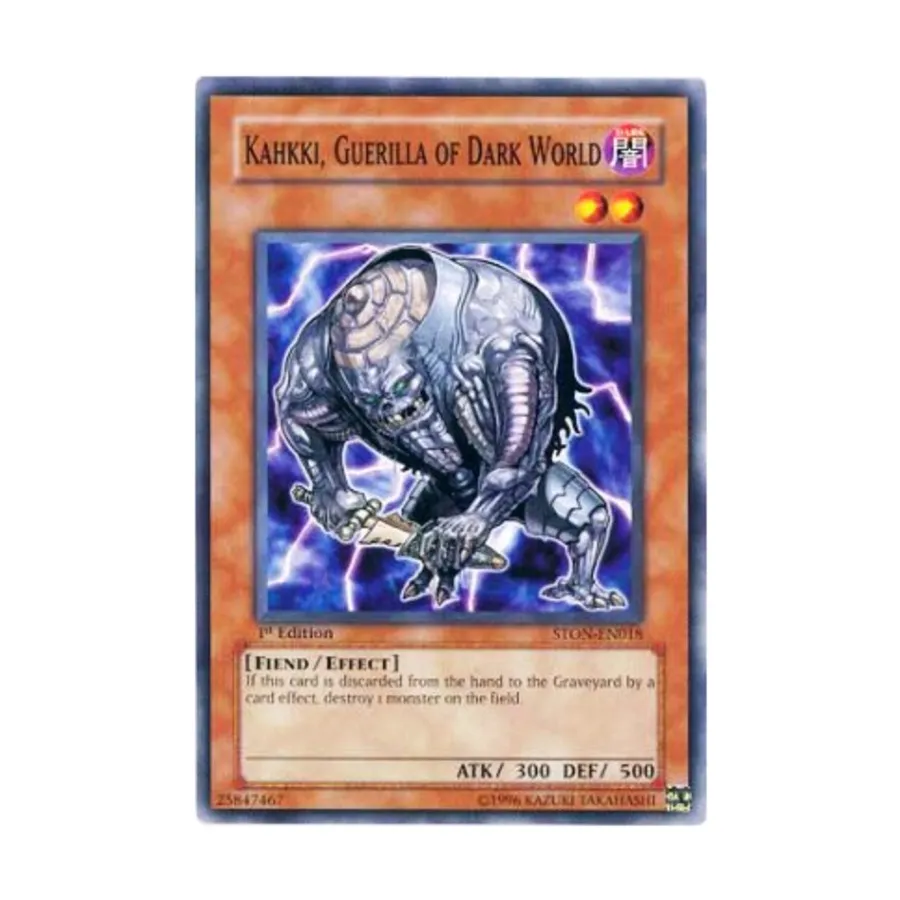 

CCG Какки — Партизан Темного Мира (Обычный), Yu-Gi-Oh - Strike of Neos - Singles