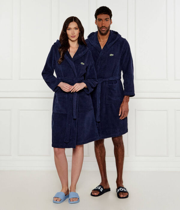 

Халат лопен Regular fit Lacoste Home, синий