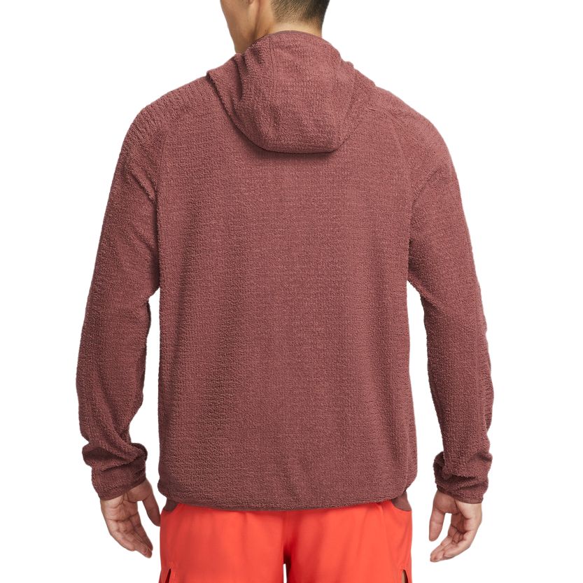 Мужская беговая куртка Trail Dri FIT Fleece Nike, коричневый — фото 3