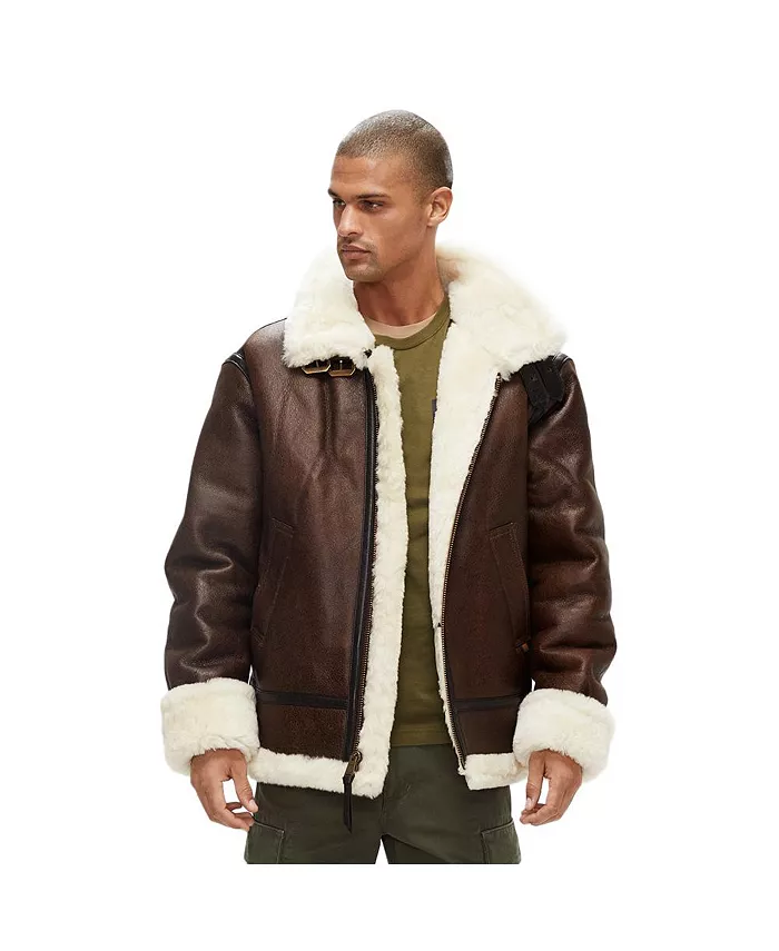 

Куртка-бомбер ВВС Alpha B-3 Alpha Industries, коричневый