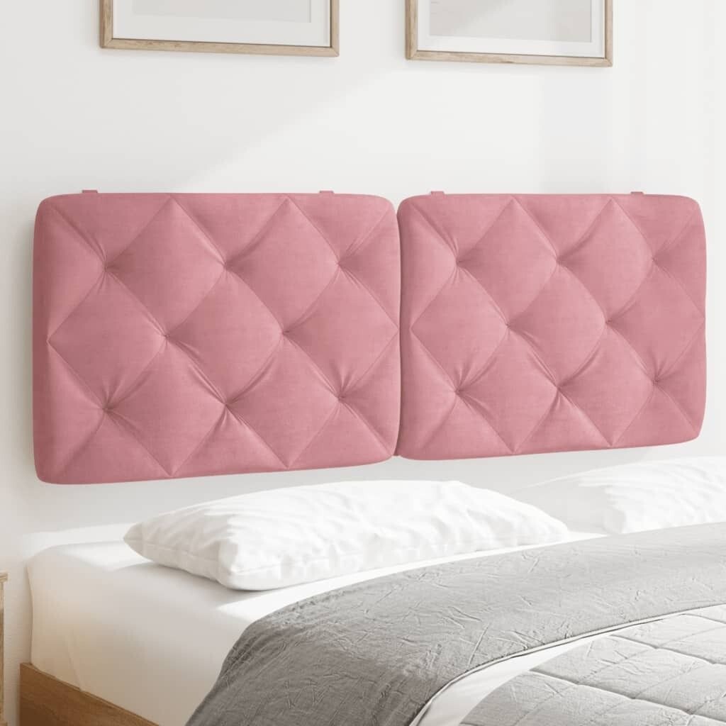 

Подушка на изголовье розовая бархатная 140 см DKD HOME DECOR
