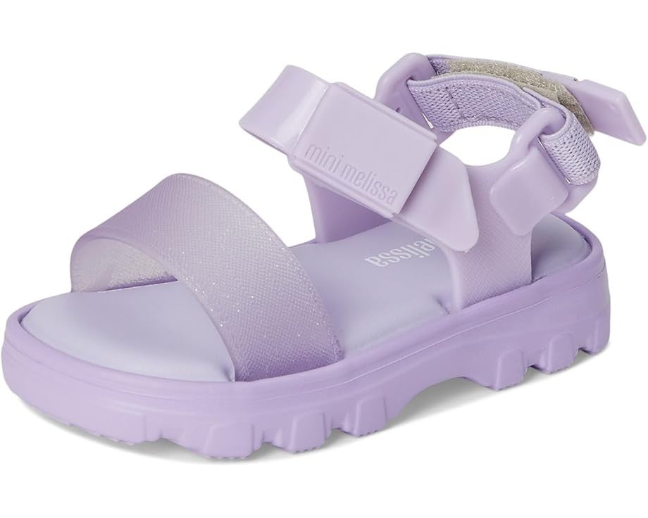 Детские сандалии Mini Melissa Kick Off, фиолетовые, с регулируемым ремешком, модель ZOGG1123 — фото 2