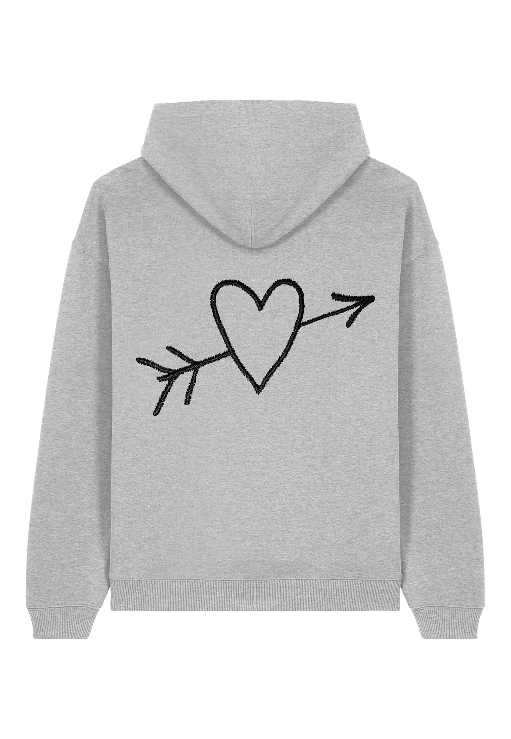 

Толстовка EL AMOR BACK EMBROIDERY UNISEX - Hoodie Mira Paris, серый