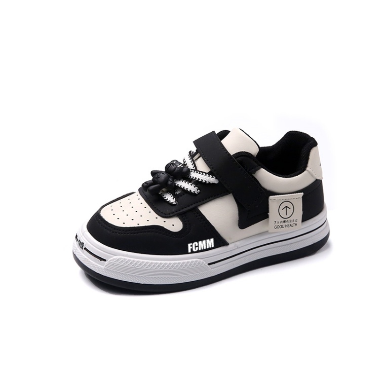

Нескользящие и дышащие низкие кроссовки для скейтбординга для детей FCMM, черный