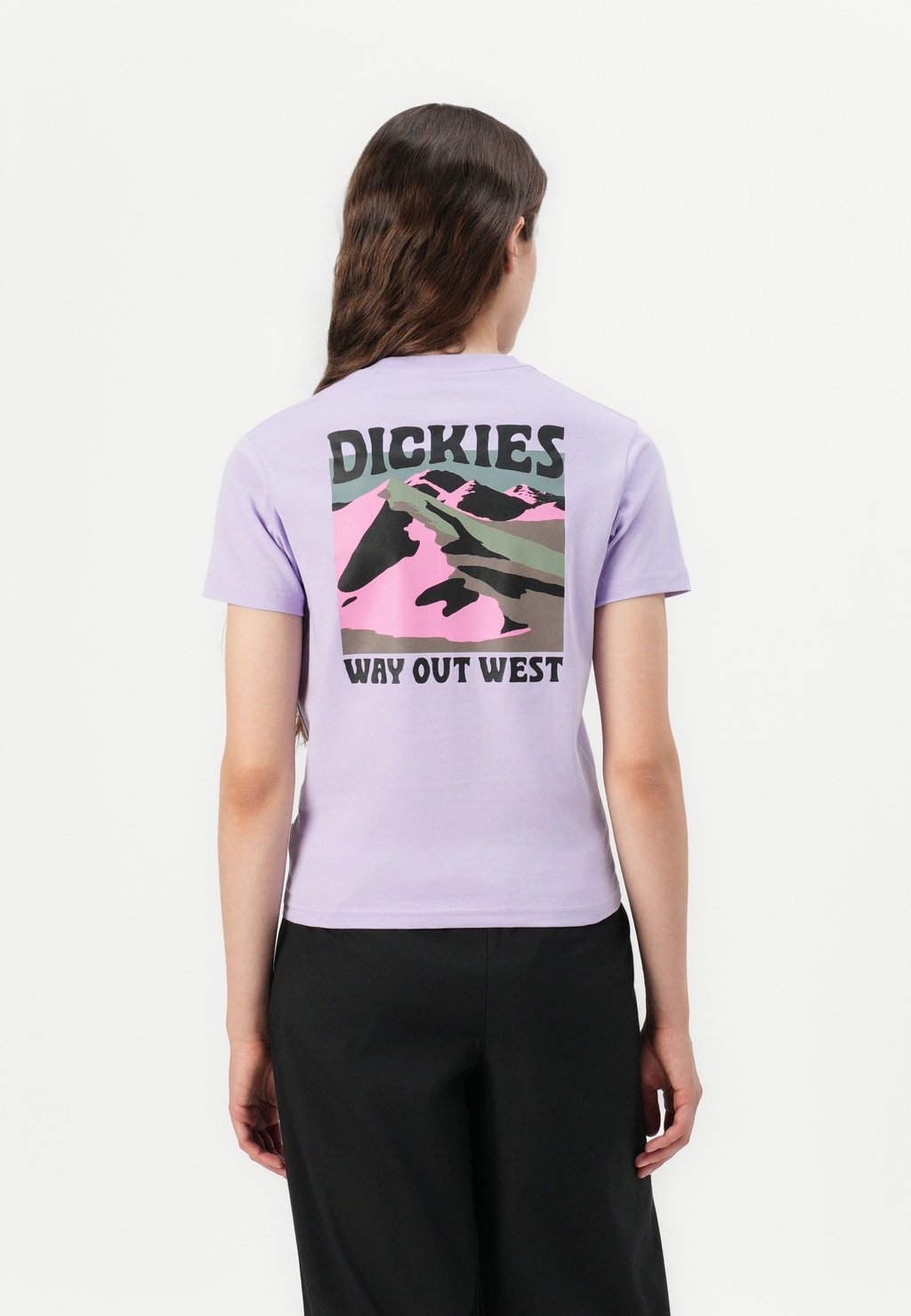 

Футболка с принтом EAST GLACIER TEE Dickies, сиреневый