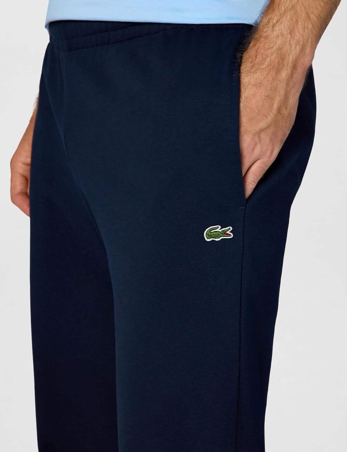 Lacoste мужские базовые зауженные спортивные штаны, Marine — фото 4