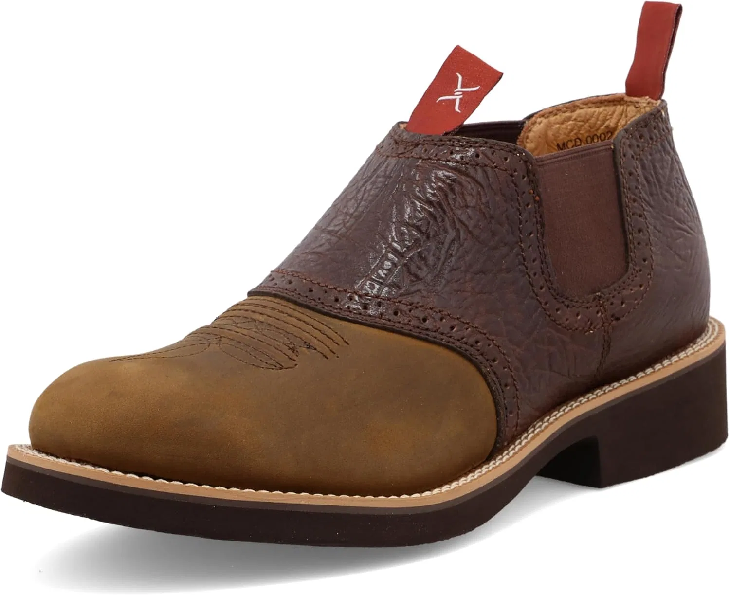 Мужские походные ботинки 28 см Twisted X, 2-Distressed Saddle