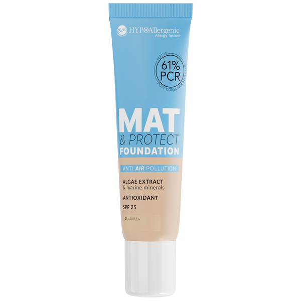 

Матирующая основа под макияж с spf25 01, 30 г Bell Hypoallergenic Mat&Protect, цвет 01