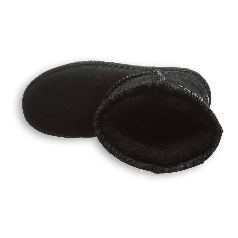 Замшевые зимние ботинки для девочек Bearpaw Emma, черный — фото 4