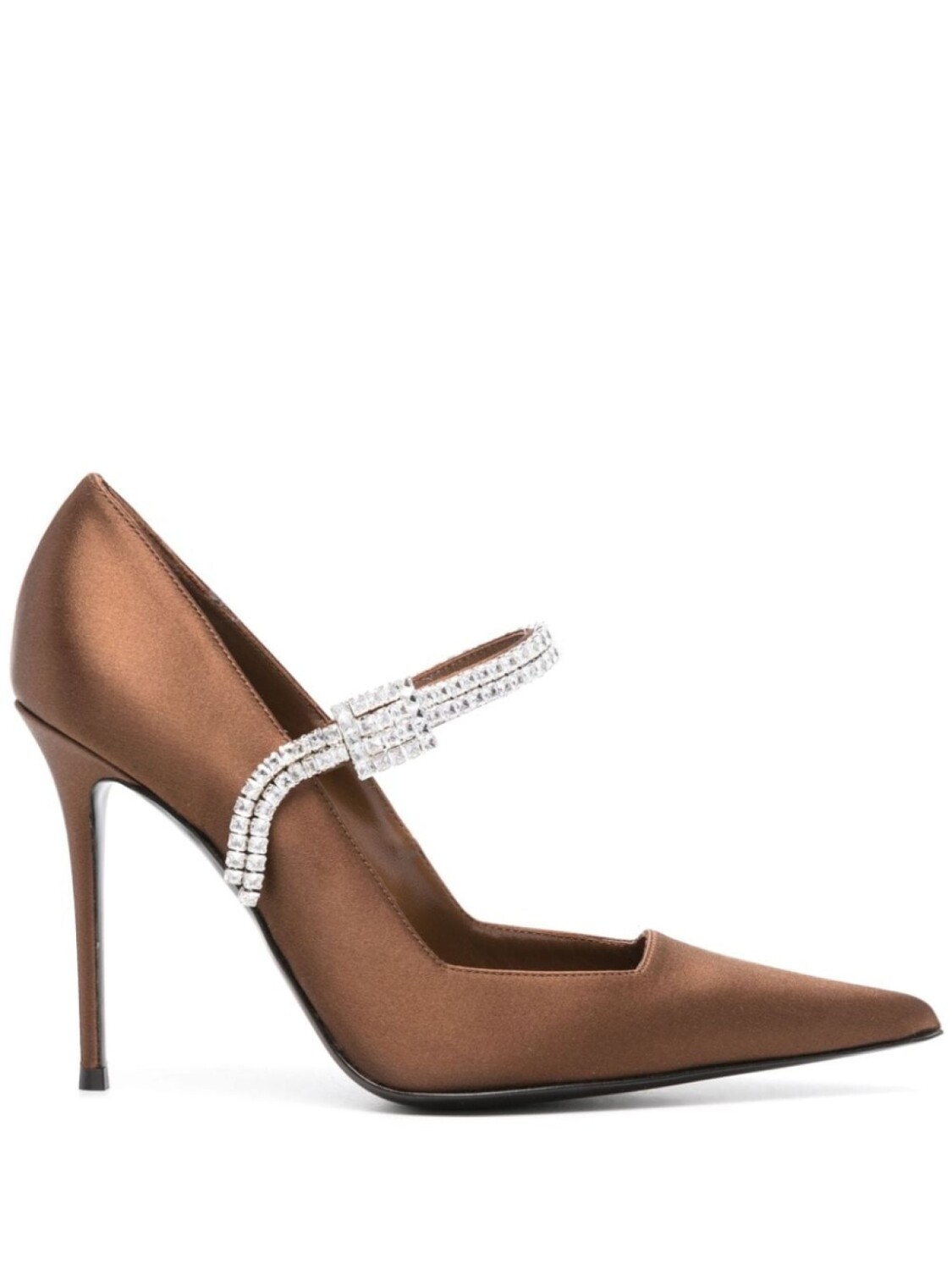 Giuseppe Zanotti ракель 105мм туфли, коричневый