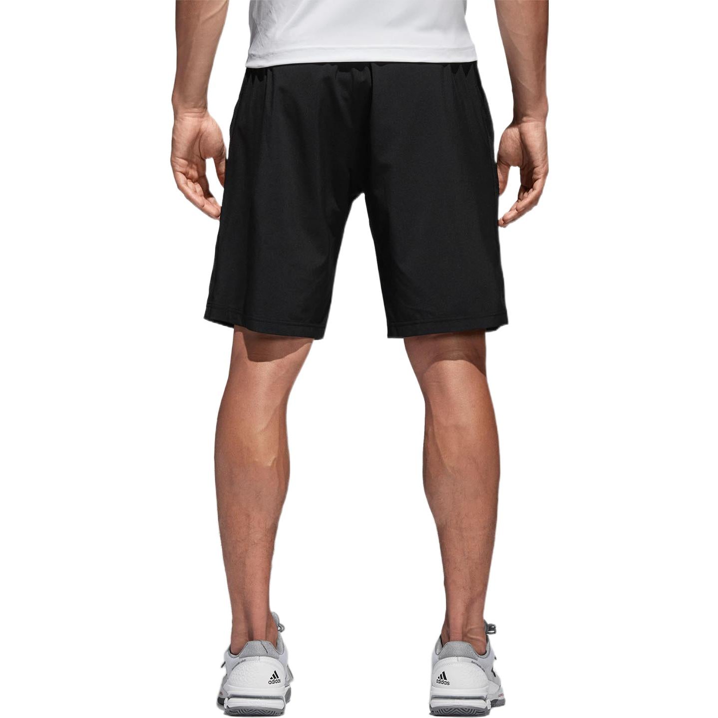 Шорты Men's adidas Solid Color Small Logo Printing Elastic Waistband Sports Shorts Black B45800, черный — фото 4