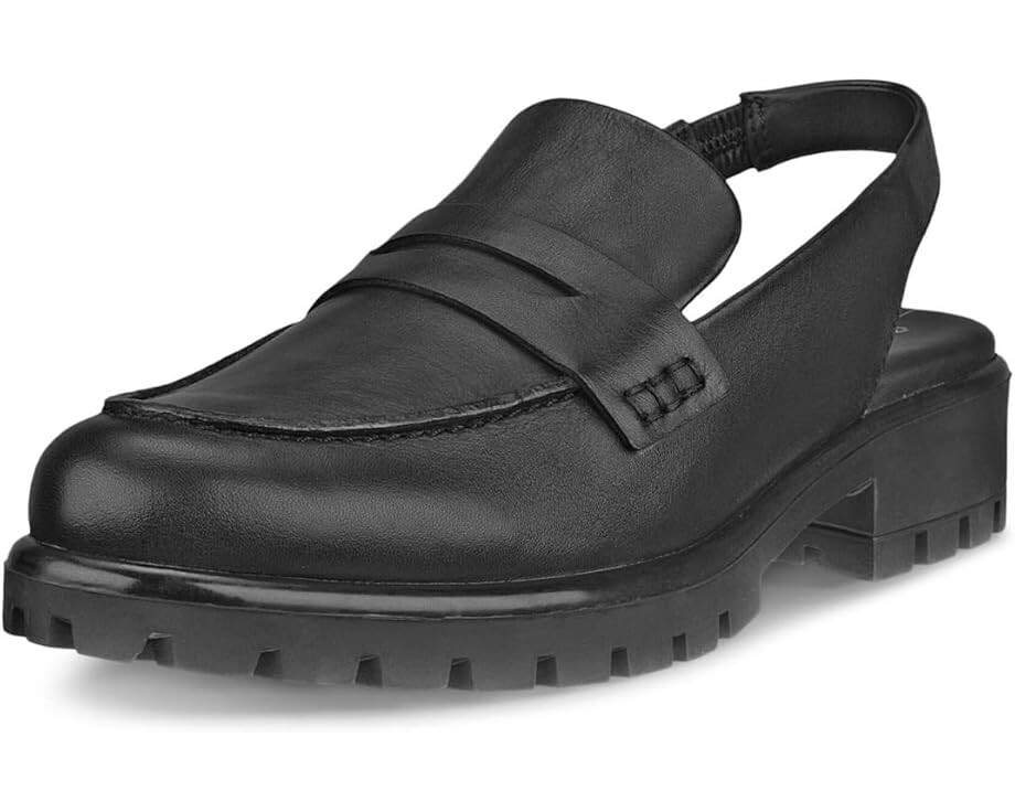 

Лоферы ECCO Modtray Sling Back Penny Loafer, черный
