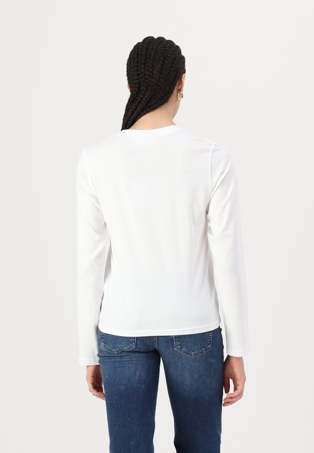 

Топ с длинными рукавами ESSENCE STANDARD LONG SLEEVE Weekday, белый